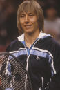 One of the greatest tennis players of all time, Navratilova was world no.1 for a total of 332 weeks in singles and a record 237 weeks in doubles.