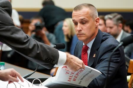 Corey Lewandowski testifies before House Judiciary Committee's impeachment investigation hearing on Capitol Hill in Washington