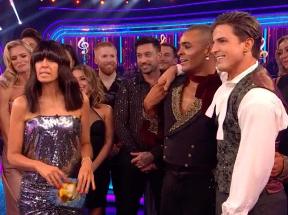 ‘Strictly’ host Claudia Winkleman felt the need to step in ahead of Craig Revel Horwood’s score for Layton Williams (BBC)