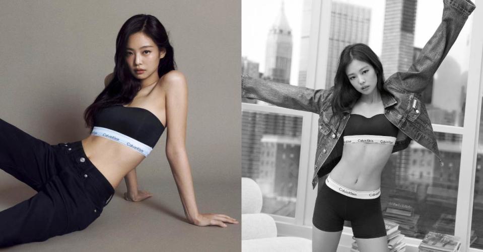 Blackpink成員Jennie和Calvin Klein合作推出一系列服飾圖片來源：Calvin Klein