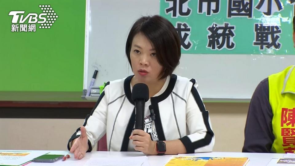 台北市議員簡舒培。（圖／TVBS）