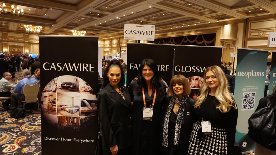 Founder and CEO Kimberly Carney (second from left), with her team in Las Vegas.