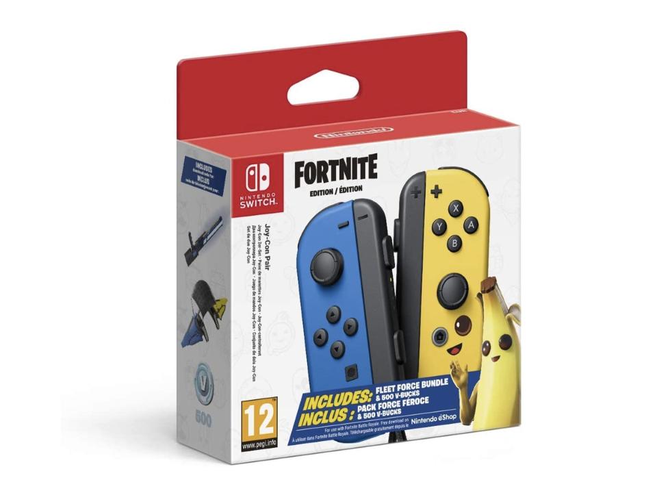 Nintendo joy-con pair ‘Fortnite’ edition: Was £73.80, now £64.99, Amazon.co.uk (Nintendo Switch)