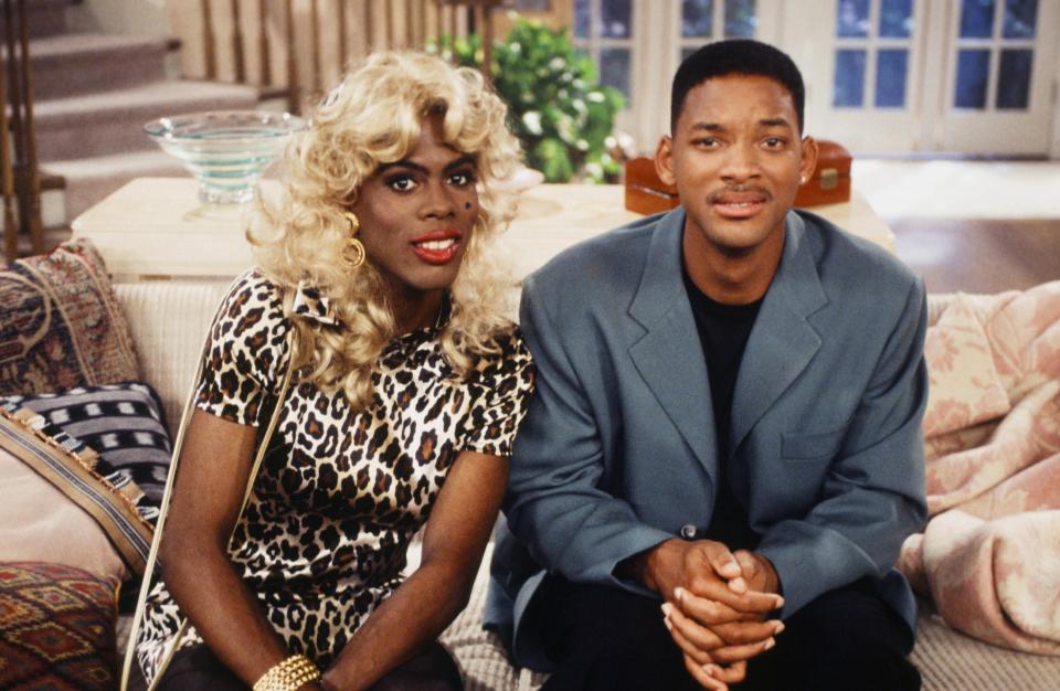 FRESH PRINCE OF BEL-AIR, THE -- "Get a Job" Episode 2 -- Pictured: (l-r) Chris Rock as Jasmine, Will Smith as William 'Will' Smith -- Photo by: Jan Sonnenmair/NBCU Photo Bank