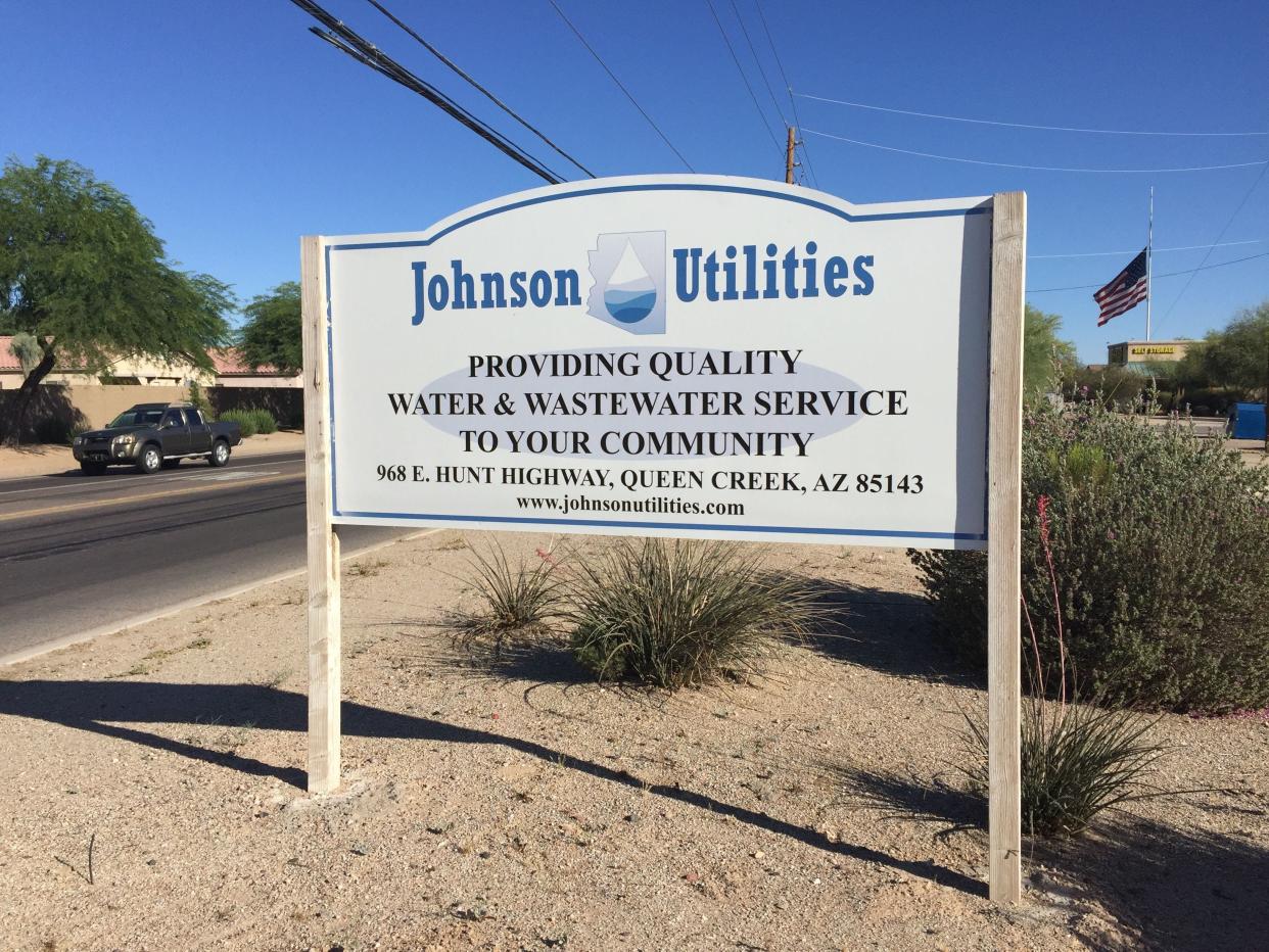 Johnson Utilities  has about 23,000 water  and 35,000 wastewater customers in Pinal County.