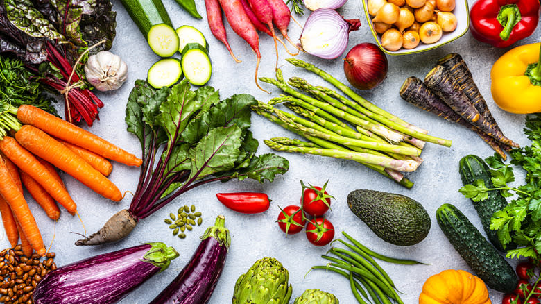 colorful fresh vegetables