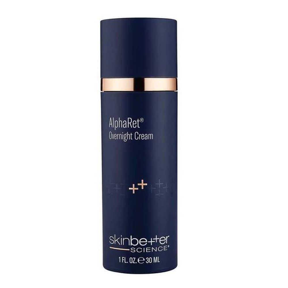 <p><a href="https://www.skinbetter.com/shop-skincare/product-category/anti-aging/alpharet-overnight-cream-M001.html" rel="nofollow noopener" target="_blank" data-ylk="slk:Shop Now;elm:context_link;itc:0;sec:content-canvas" class="link rapid-noclick-resp">Shop Now</a></p><p>AlphaRet Overnight Cream</p><p>skinbetter.com</p><p>$135.00</p>