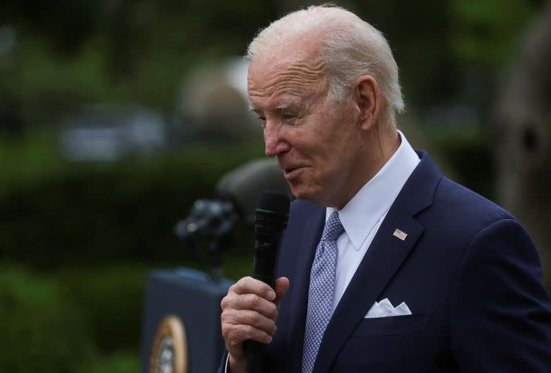 U.S. President Joe Biden holds event marking National Small Business Week at the White House in Washington