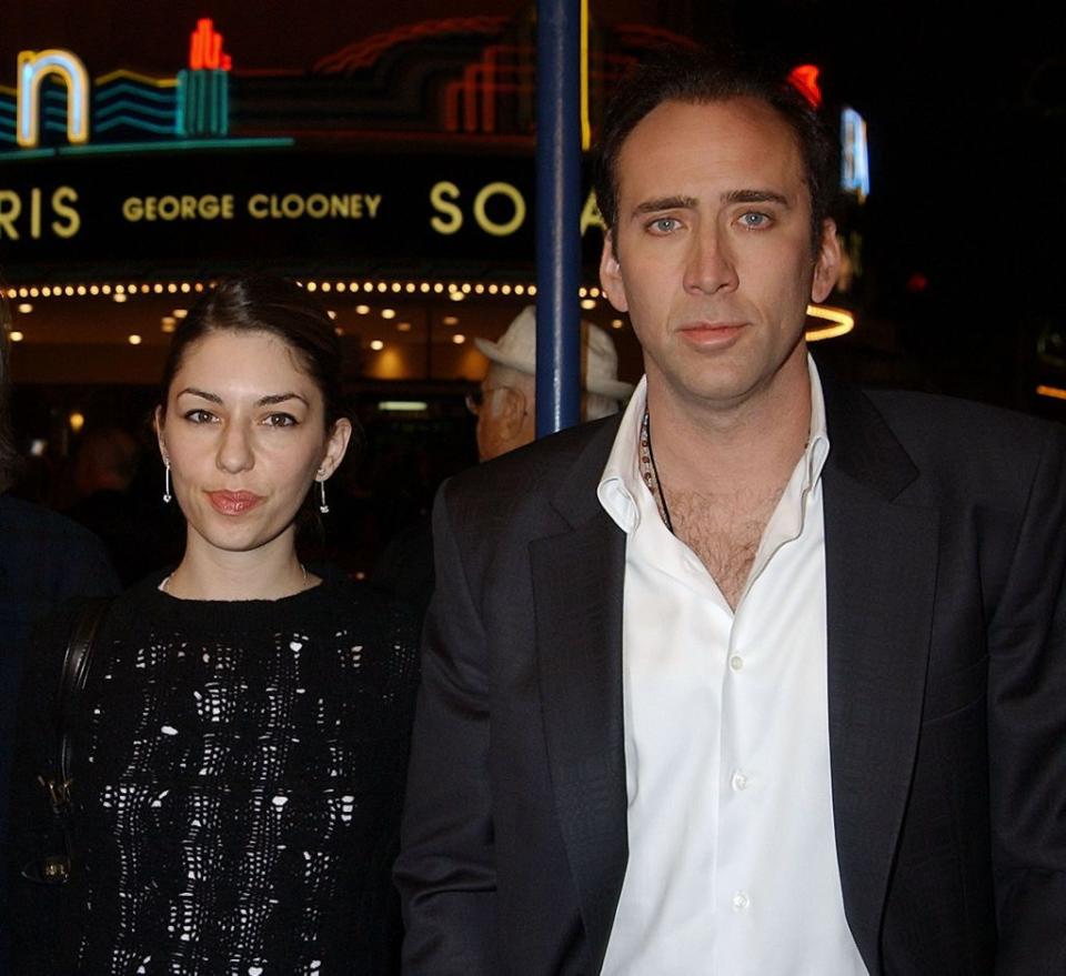 Nicolas Cage and Sofia Coppola