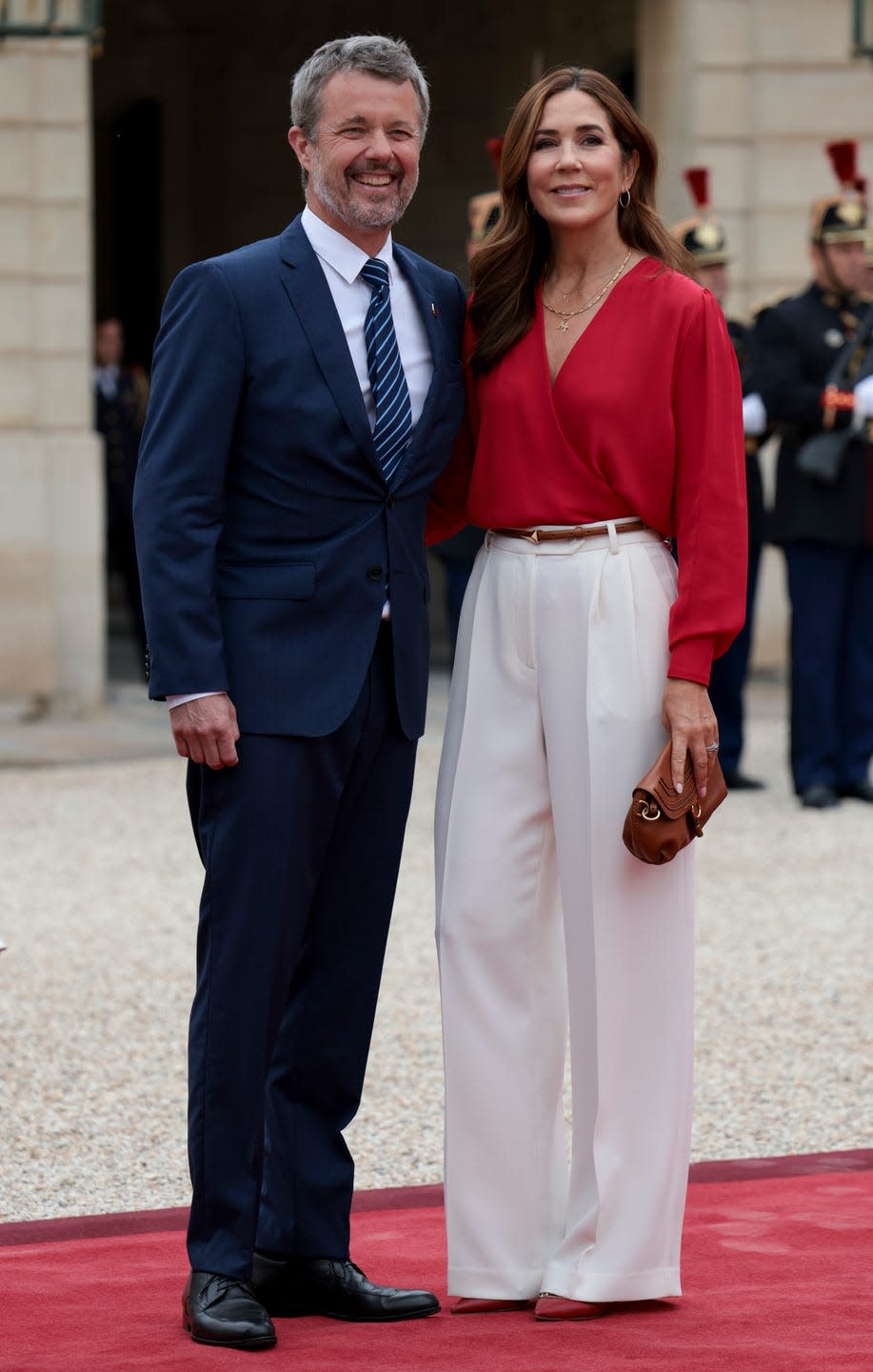 french president macron receives head of states prior to olympics opening ceremony