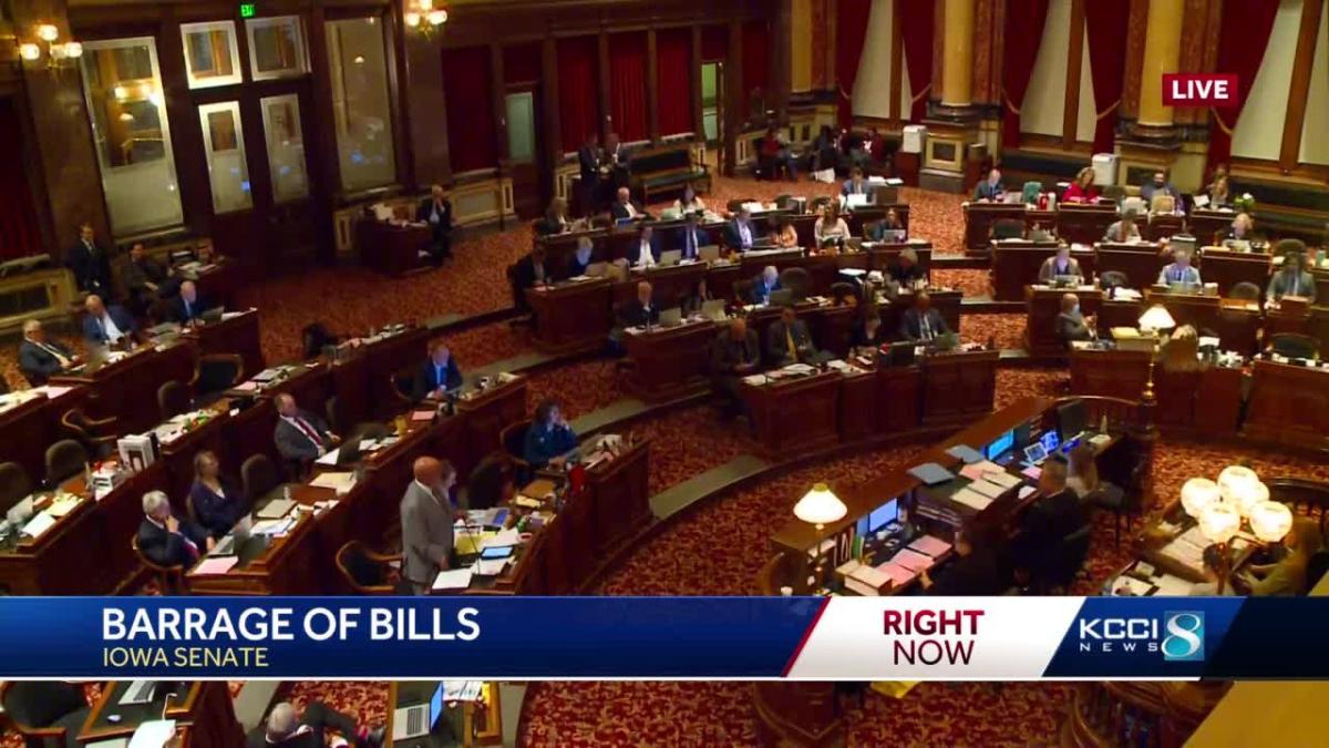 Iowa Senate debates several major bills