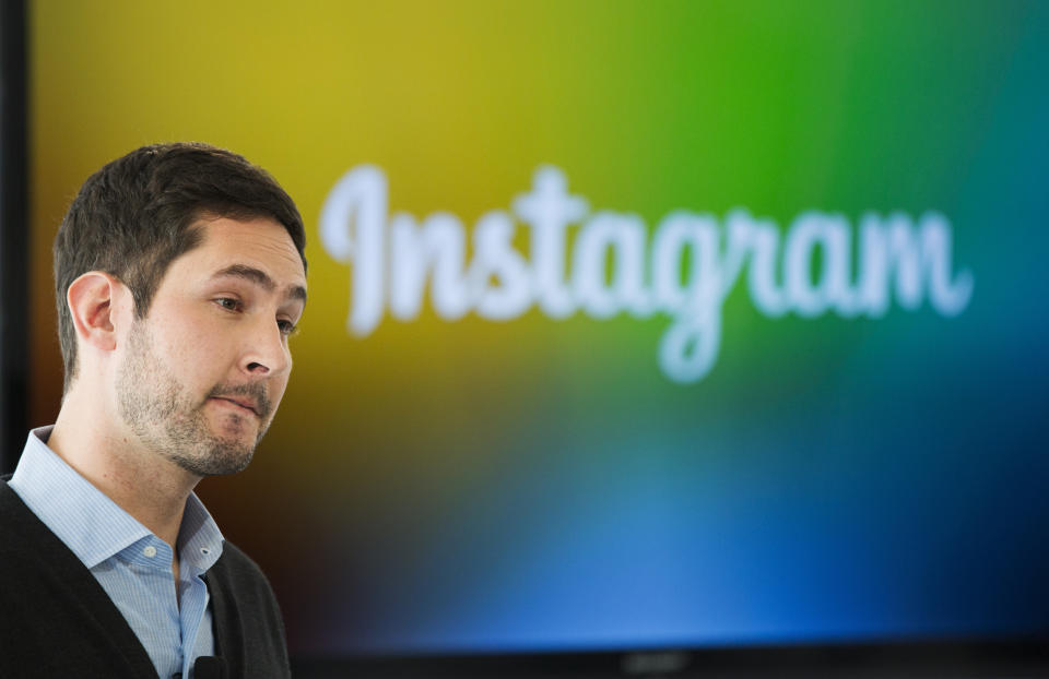 Instagram Chief Executive Officer and co-founder Kevin Systrom attends the launch of a new service named Instagram Direct in New York December 12, 2013. Photo-sharing service Instagram unveiled a new feature on Thursday to let people send images and messages privately, as the Facebook-owned company seeks to bolster its appeal among younger consumers who are increasingly using mobile messaging applications. The new Instagram Direct feature allows users to send a photo or video to a single person or up to 15 people, and have a real-time text conversations. REUTERS/Lucas Jackson (UNITED STATES - Tags: SCIENCE TECHNOLOGY BUSINESS LOGO)