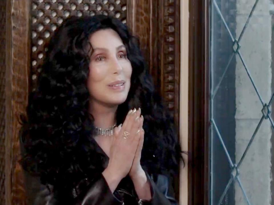 <p>Cher during the ‘We The People’ pre-inaugural concert on 17 January 2021</p> (YouTube/Biden Inaugural Committee)