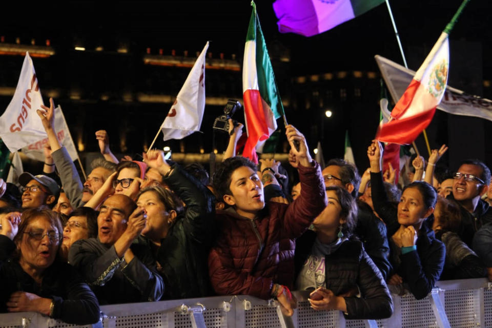 FOTOS | El Mensaje de AMLO en el Zócalo de la CDMX