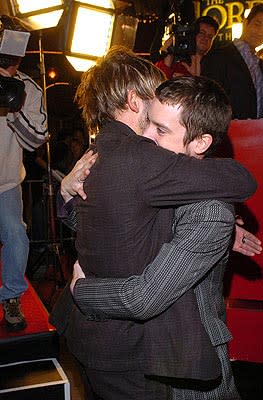 Dominic Monaghan and Elijah Wood at the LA premiere of New Line's The Lord of the Rings: The Return of The King