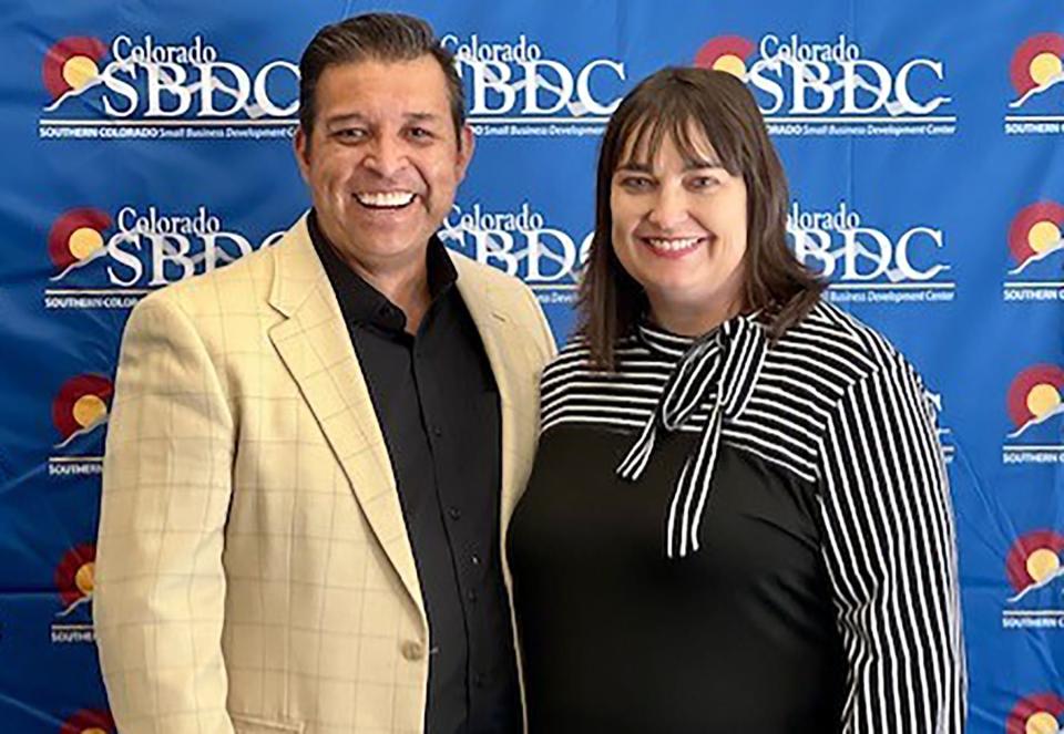 Executive Director Brian Estrada and Carma Loontjer, coordinator, lead the Southern Colorado Business Development Center in Pueblo.