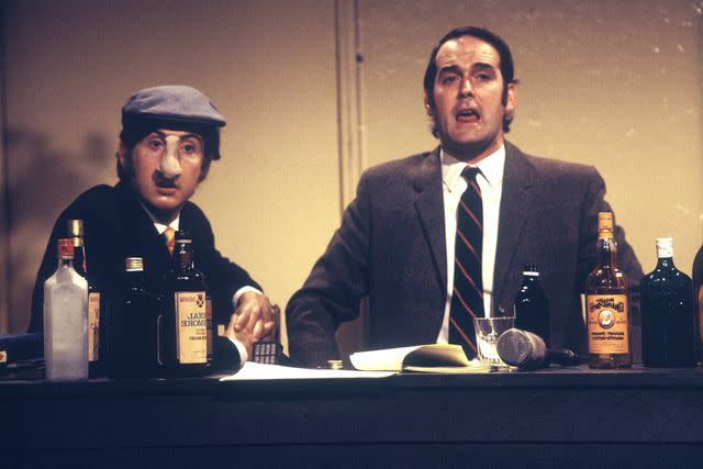 <p>John Shelley Collection/Photoshot/Everett</p> Eric Idle and John Cleese on 'Monty Python's Flying Circus'