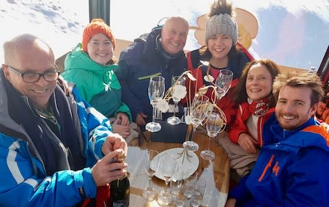 group in the gondola