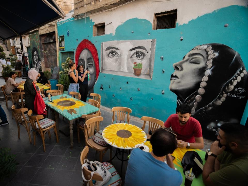 Around 70 per cent of street art in Amman is created by female artists (Jack Lawes)