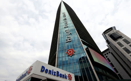 FILE PHOTO - The headquarters of Turkey's Denizbank is pictured in Istanbul, Turkey March 2, 2016. REUTERS/Murad Sezer/File Photo