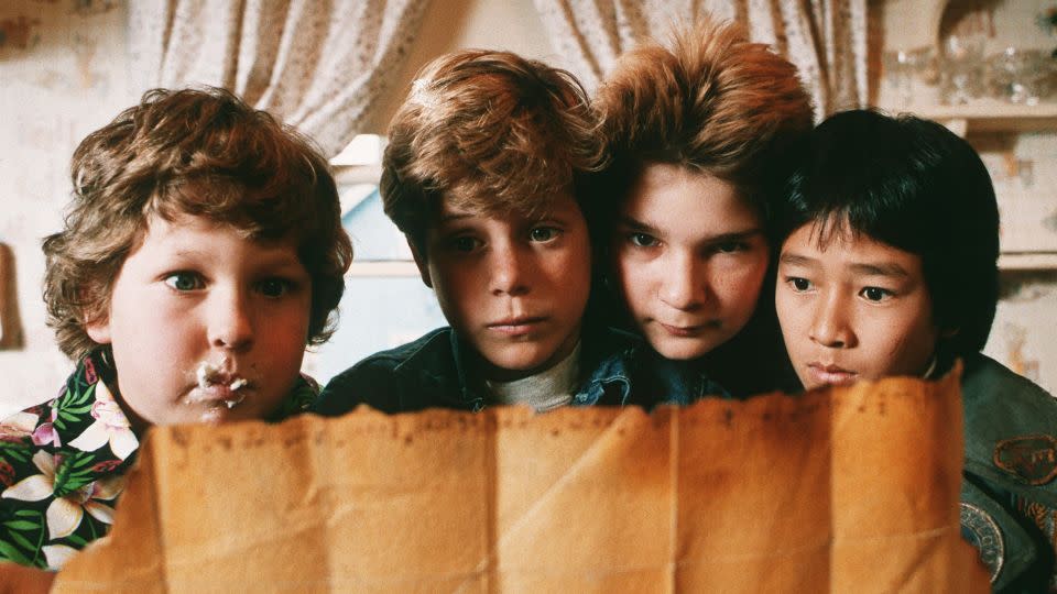 Jeff Cohen, Sean Astin, Corey Feldman, Ke Huy Quan in "The Goonies." - Warner Bros/Kobal/Shutterstock