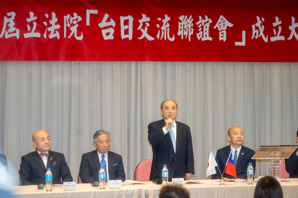 立法院前院長王金平（右2）致詞.（圖/記者 劉其昌翻攝）