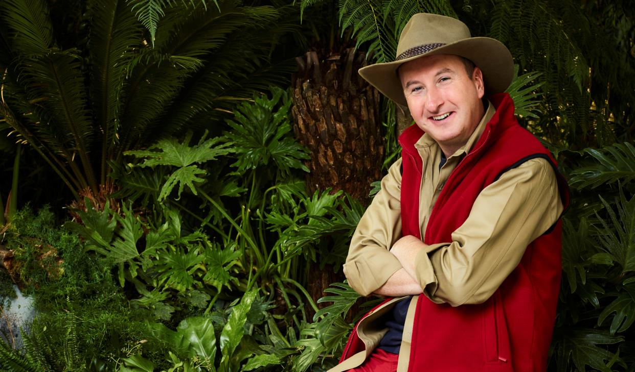 Andy Whyment took part in I'm A Celebrity... Get Me Out Of Here! in December 2019. (ITV)