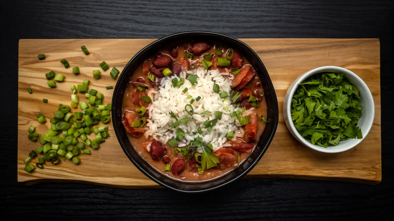 New Orleans red beans and rice