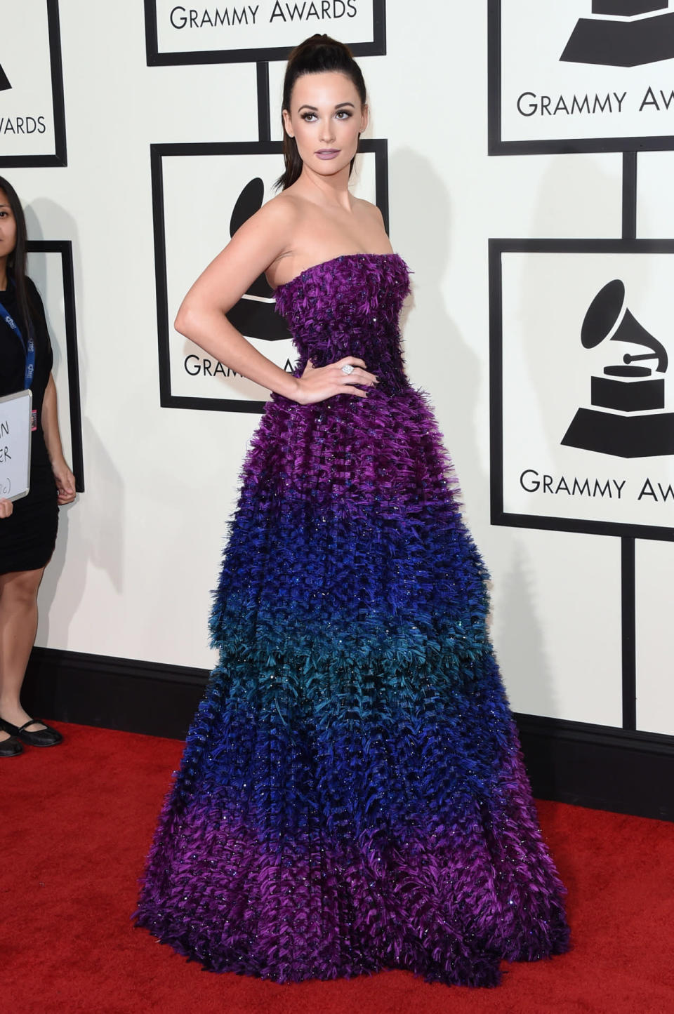 Best: Kacey Musgraves in Armani at the 58th Grammy Awards at Staples Center in Los Angeles, California, on February 15, 2016.  