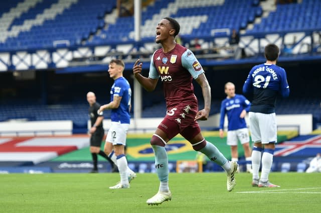 Ezri Konsa's goal was not enough for all three points at Goodison Park