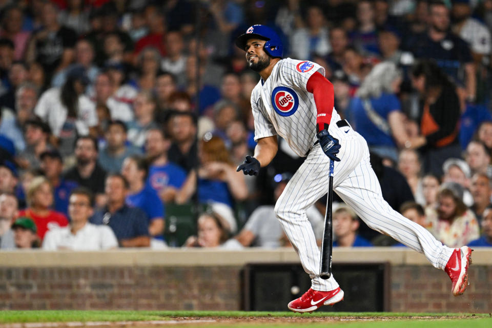 芝加哥小熊向華盛頓國民換來三壘手Jeimer Candelario。（Photo by Quinn Harris/Getty Images）