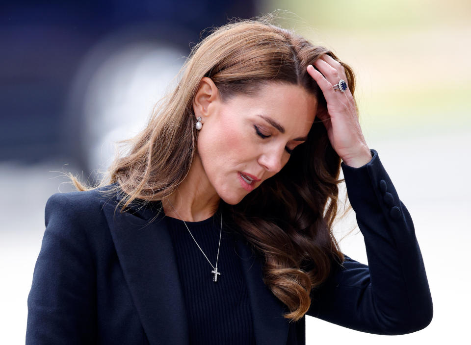 Kate Middleton in September 2022, during the mourning period of Queen Elizabeth