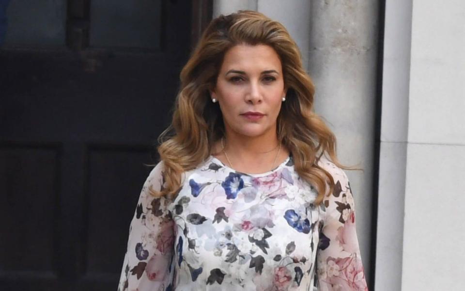 Princess Haya Bint al-Hussein of Jordan leaves the High Court in London - Chris J Ratcliffe 