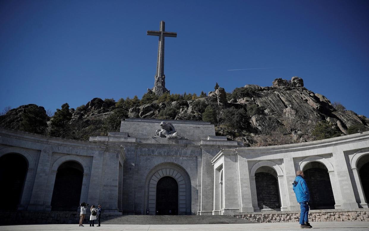 Many in Spain say the burial of Franco alongside thousands of Civil War dead at the Valley of the Fallen is an intolerable insult - Anadolu