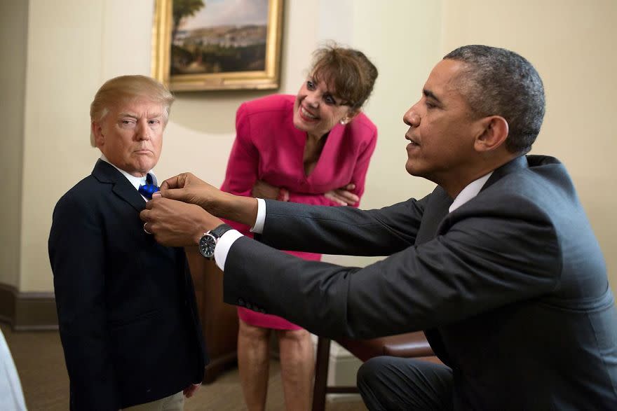 Tiny Trump Meme – Der US-Präsident als Baby