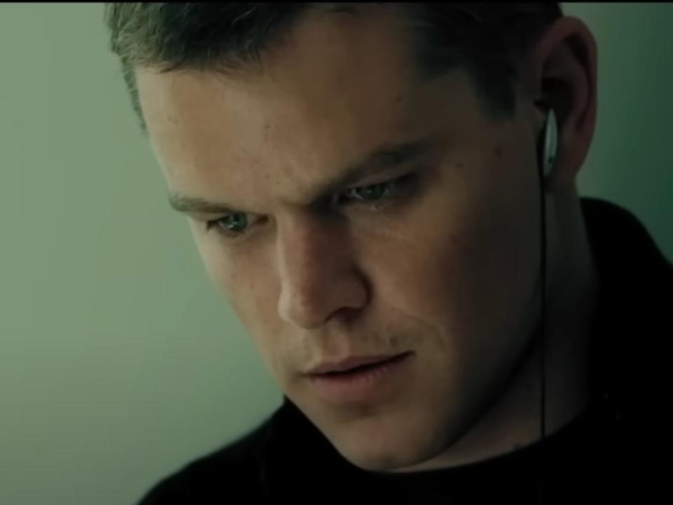 Matt Damon in "The Bourne Supremacy" (2004).