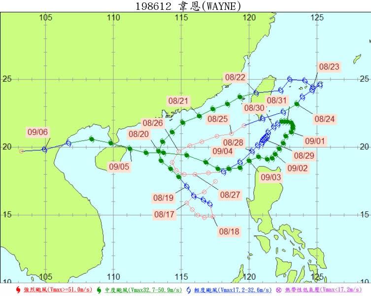 海葵「回馬槍」二度登陸太罕見！37年前「1怪颱」三進三出台灣