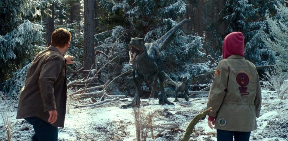 Chris Pratt, Velociraptor Blue, Trailer for “Jurassic World Dominion”