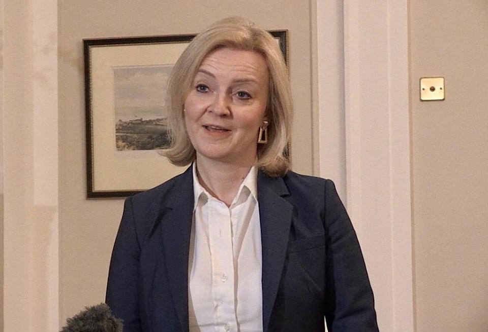 Foreign Secretary Liz Truss said on Thursday that she expected the Sue Gray report to be published in full, but could not say when it would be made public (Jonathan McCambridge/PA) (PA Wire)