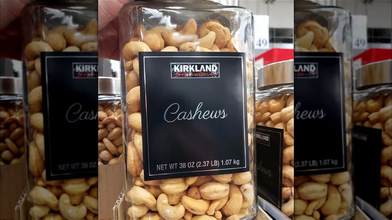 Costco Kirkland's Black Label cashews 