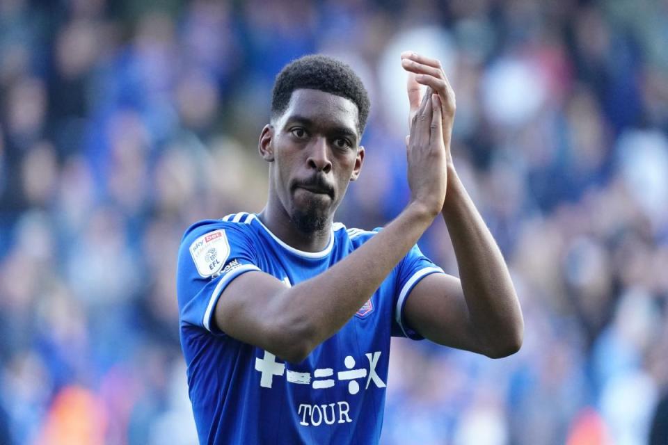 Tyreeq Bakinson spent time on loan at Ipswich Town in 2022. <i>(Image: Steve Waller)</i>