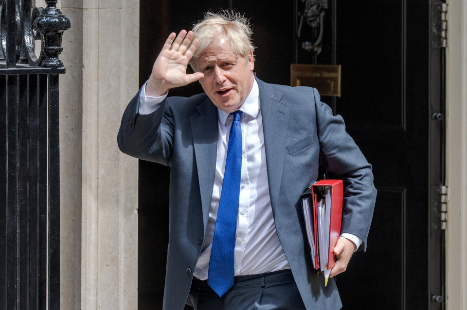 Boris Johnson reintroduced powers for prime ministers to call general elections at their own choosing. (Stuart Brock/Anadolu Agency/Getty)