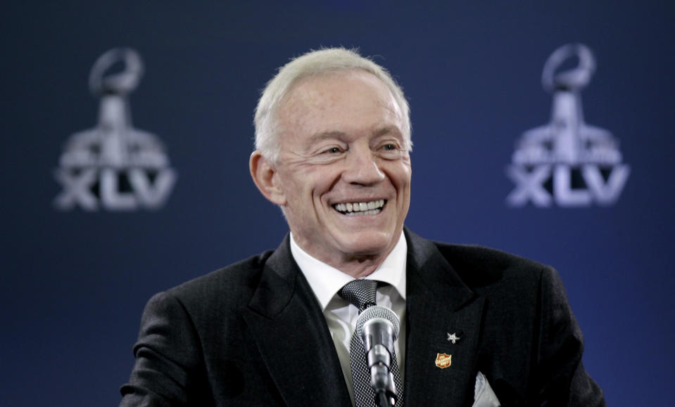 An upcoming docuseries will feature Dallas Cowboys team owner Jerry Jones and his team's heyday in the 1990s. (AP Photo/David J. Phillip)