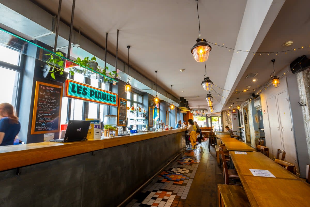 A complimentary drink token helps keep the hostel’s bar sociable  (The People Belleville)