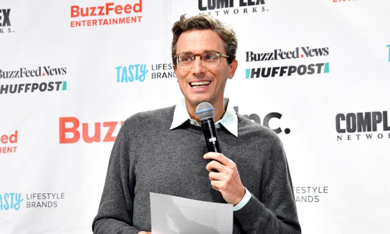 <span>Jonah Peretti (seen here in December 2021), announced the news to UK staff on Thursday.</span><span>Photograph: Eugene Gologursky/Getty Images for BuzzFeed Inc.</span>