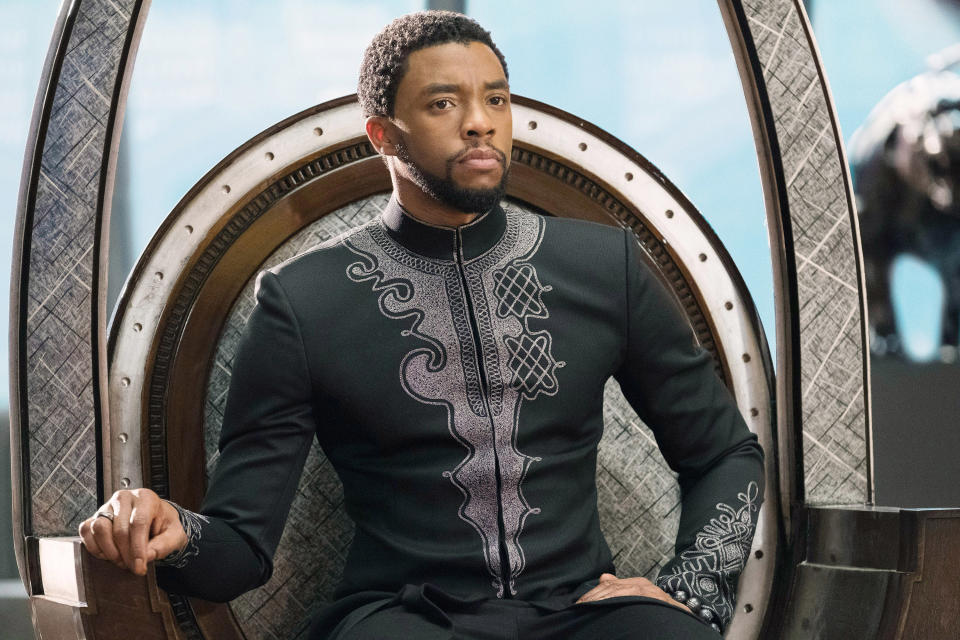 Closeup of T'Challa