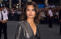 <b>Licence To Kill – 1989</b><br><br> Bond girl Talisa Soto at the 'Licence to Kill’ UK film premiere. Soto played Lupe Lamora the villain’s girlfriend in the movie. <br><br> (Copyright: REX)