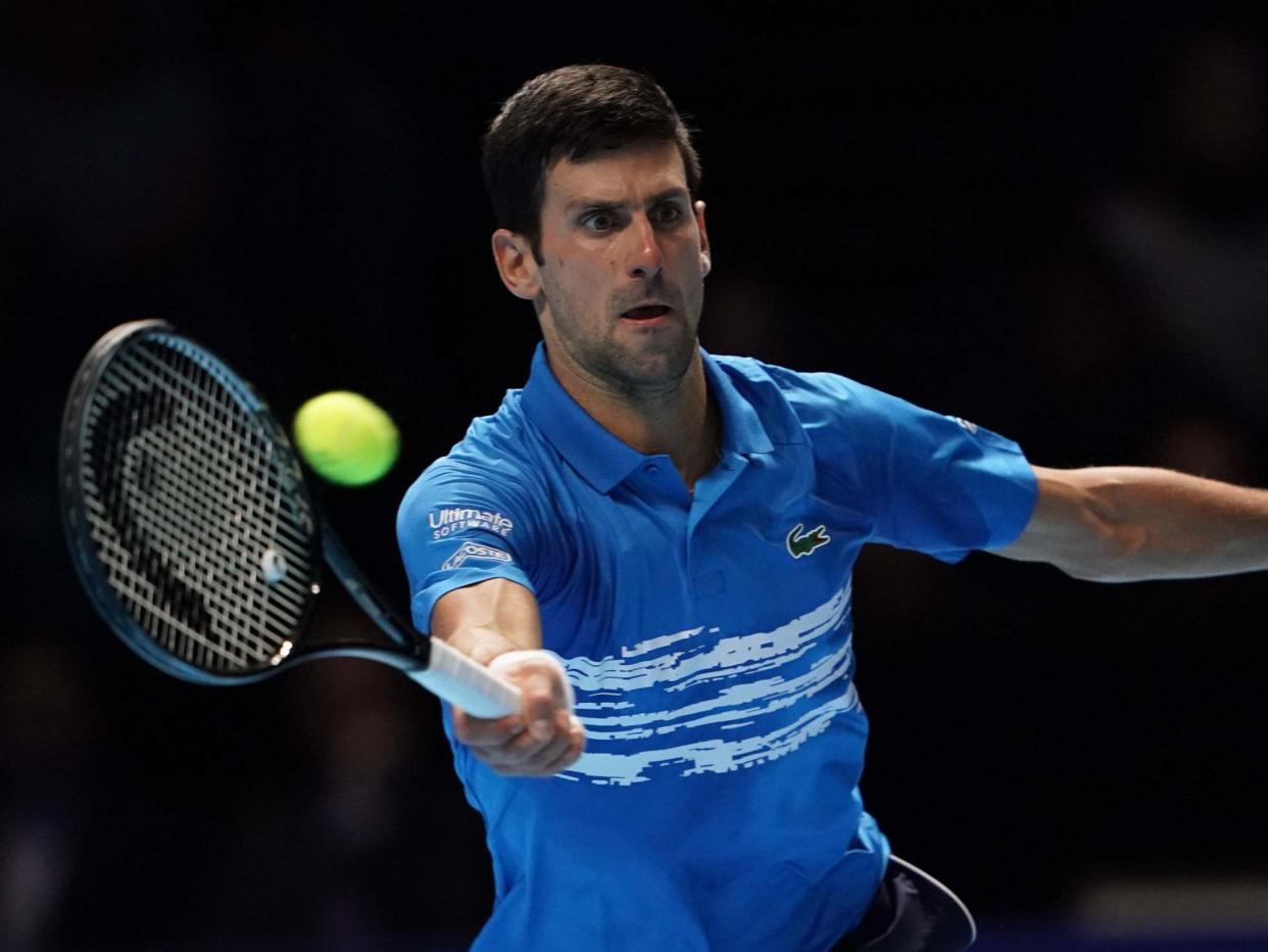 World No1 Novak Djokovic: PA