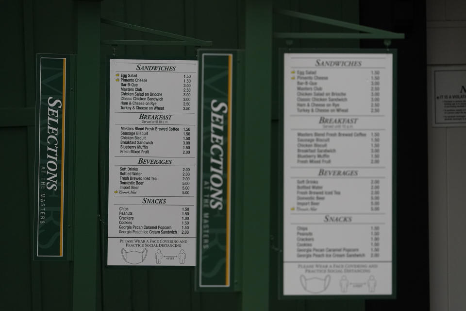 Masters concessions