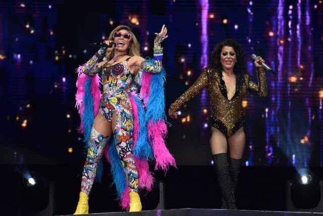 Gloria Trevi and Alejandra Guzman